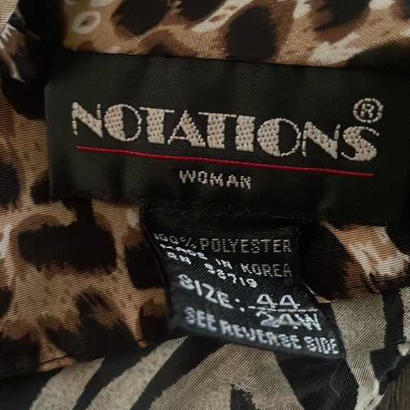 Vintage Notations reversible sleeveless blouse - Picture 4 of 5